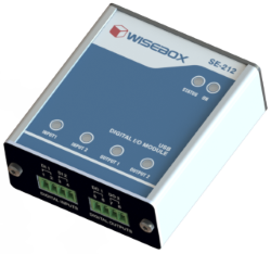Módulo I/O digital USB Wisebox SE-212